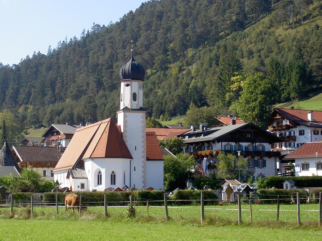 Appartementhaus Alpenrose Wallgau Buitenkant foto