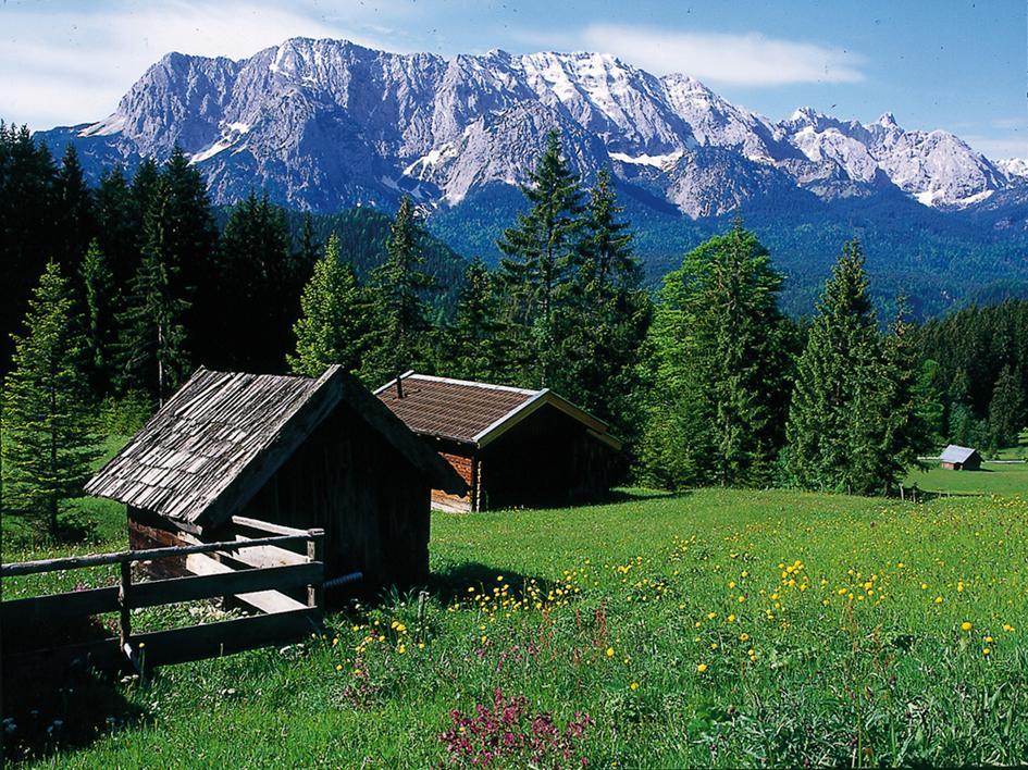 Appartementhaus Alpenrose Wallgau Buitenkant foto